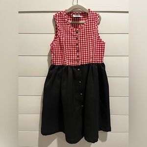 Oktoberfest Girl Gingham Dress Size 5/6